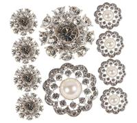 VILLCASE 10 Piezas Botón Alfileres De Vestir Gold Buttons Botones De Alfiler Agarre Inserciones En El Cuello De La Camisa De Vestir Pegajoso Joyas Patas Auto Lámina Empujar Metal