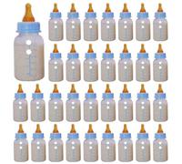 VILLCASE 100 Botones de Madera para Coser Forma de Biberón para Manualidades Multifunción Bordes Lisos y Redondeados y Regalos