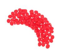 VILLCASE 100 Cabujones De Hocico De Cerdo: Resina con Base Plana para Hacer Muñecos De Peluche, Adornos, Accesorios para El Cabello, Disfraces, Zapatos, Fundas De Teléfono.