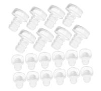 VILLCASE 100 Piezas Almohadillas Transparentes Anticolisión con Suave Protectores para Puertas de Gabinete Protección y Absorción de para Muebles y Superficies