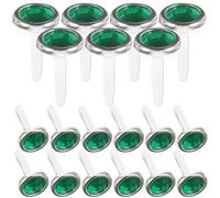 VILLCASE 100 piezas Sujetadores Metálicos Redondos para Manualidades Clavitos Mini Brads para DIY de Hierro Resistente sin Rebabas Seguros para Gran Cantidad para Proyectos Creativos