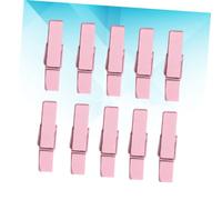 VILLCASE 100 Piezas Unidades Pinzas de Madera Naturales Mini Clips Color Rosa para Ropa y Decoración del Hogar Sujetadores Resistentes para Fotos Manualidades y Sellado de Snacks