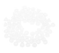 VILLCASE 100 Tapones Transparentes para Botellas de Aceite Esencial, Tapón de Cierre Roscado Hermético sin Fugas, Sellado Seguro para Aromaterapia en Hogar, Oficina y Spa
