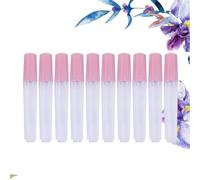 VILLCASE 10piezas Organizador Tubos de Almacenamiento Transparente para Agujas Botellas Plásticas Selladas Reutilizables para Costura y Manualidades