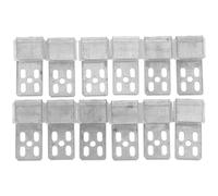 VILLCASE 12 Piezas Kit de Clips para Sofá Soportes de Resorte Reparación de Muelles para Cojines Hundidos Accesorios Duraderos y Silenciosos para Muebles Minimización de Ruido y Fijación