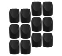 VILLCASE 12 Piezas Protectores de Patas de Silla Plegable Tapas para Patas de Sillas Plegables PP Forma V 7/8 Pulgadas de Diámetro Interior Negro Metálicas y Tapizadas Apoyo Estable