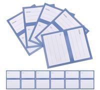VILLCASE 150 Etiquetas Autoadhesivas de Envío para Sobres y Paquetes, Papel Azul Fuerte Adhesión y Fácil de Escribir, Ideales para Uso en Oficina y Cajas de Correo