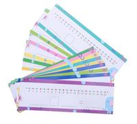 VILLCASE 16 Hojas Tarjetas Educativas de Matemáticas Soporte para Operaciones Aritméticas, Pizarra de Borrado en Seco Gráficos Coloridos y Material de Cartón para Uso en Casa o Aula
