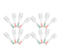 VILLCASE 16 Puntas de Silicona para Limpieza de Oídos, Reemplazo para Auriculares, Tamaño 3.5mm y 3.9mm, Color Azul y Rosa, Juego de 16 Piezas, Accesorio Seguro y Suave para Eliminación