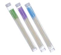 VILLCASE 180piezas Hilo Limpiador de Perforaciones Orejas Herramienta de Cuidado Post-piercing Colores Verde Morado Rosa para Limpiar de Piercings Diariamente