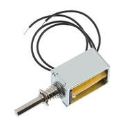 VILLCASE 1Pc Dc Pull Tipo Electroimán Solenoide Dc6v 200N Tipo de Marco Abierto Movimiento Lineal