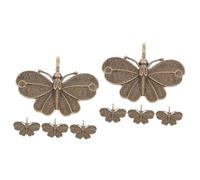 VILLCASE 2 Juegos Colgante De Encantos Collar De Abeja Alas De Colgantes De Joyas De Dijes Para Pulseras Amuletos Para Hacer Joyas Aleación De Zinc 4 Uds * 2