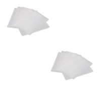 VILLCASE 2 Juegos Cubierta Transparente Fundas para Cartas Cubierta Pulida Opaca Titular De Autobús Titular De La Identidad Titular del Banco 50 Uds * 2