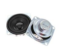 VILLCASE 2 Piezas Altavoces DIY de Altavoz Magnético Redondo de Sonido Estéreo Completo para Audio Portátil y Proyectos de Bricolaje