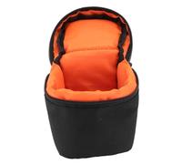 VILLCASE 2 Piezas Bolsa De Accesorios De Fotografía Mini Lente Cámara Compacto Digital Accesorio De Fotografía Bolsa De Almacenamiento Bolsa Cuadrada Bolsa Portátil Black Poliéster