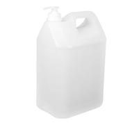 VILLCASE 2 Piezas Dispensador de Bomba Plástico Unidades Botellas Rectangulares Rellenables para Jabón Líquido Gel Ducha Champú y Detergente Diseño Translúcido para Control de Sellado