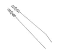 VILLCASE 2 Piezas Extensión para Limpiadora a Presión Punta de Pulverización Recta y Angulada, Acero Inoxidable Resistente, Conexión Rápida 1/4, Adecuado para Limpieza del Hogar y Lavado de