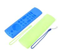 VILLCASE 2 Piezas Funda de Silicona para Compatible con Fire TV Stick Protección Antideslizante Resistente y Lavable Colores Brillantes