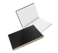 VILLCASE 2 Piezas Libro de Registro Excel con PP Cuaderno de Contabilidad con Páginas de Vertical y Horizontal para Finanzas