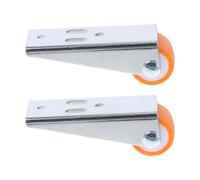 VILLCASE 2 Piezas Ruedas para Muebles para Puertas Correderas de Madera Alta Capacidad de Carga y Movimiento Silencioso Ideales para Espacios Interiores