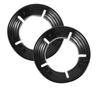 VILLCASE 2 Piezas Soporte Wok Resistente y Prueba de Viento para Cocina de Gas de Protector de para Estufa de Inducción y Gas Doméstico Compatible con Hornillos y Cocinas Portátiles