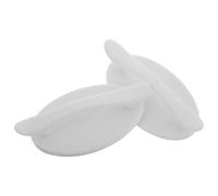 VILLCASE 2 Piezas Tirador Adhesivo para Puerta de Cristal Blanco, Manija sin Taladro para Baño y Cocina, Diseño Elegante y Uso Versátil para Personas Mayores