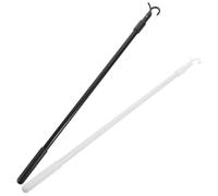 VILLCASE 2 Piezas Varilla de Tracción para Persianas de Aleación de Aluminio Ajustable Resistencia al Impacto y Compresión para Cortinas en Ventanas