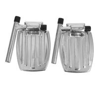 VILLCASE 2 Reposapiés Aplicables para Silla de Ruedas, Elevadores Antideslizantes Compactos de Alta Resistencia, Repuestos Ligeros para Personas Mayores y Uso Diario en Movilidad