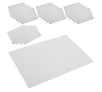 VILLCASE 20 Alfombrillas de Plástico Pp Blanco No Adhesivas y Fáciles de Cortar para Revestimiento de Estantes de Cocina, Despensa y Almacenamiento en Refrigerador