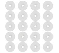 VILLCASE 20 Piezas de Pegatinas Adhesivas para Válvulas de Bicicleta de Montaña, Protección de Llanta Plástico Transparente y Cinta Doble Cara para Uso Práctico