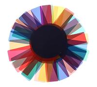 VILLCASE 20 Piezas Filtros de Color para Cámara Filtros de Iluminación Accesorios de Placa de Filtración de Color de Luz para Flash de Práctico para Uso Estudio o Exteriores