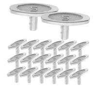 VILLCASE 20 Piezas Llaves de Bobinado para Caja de Música Accesorios de Repuesto Ergonómicos de Diseño Fácil de Usar Compatible con Mecanismos Musicales para Colecciones y Regalos