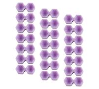 VILLCASE 200 Unidades Copa para Extensiones de Pestañas de Plástico Púrpura Estructura de Doble Agujero y Diseño Cónico para Control Preciso y n Servicios de Estudio de Pestañas