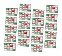 VILLCASE 20hojas Pegatinas Navideñas Para Escribir Pegatinas De Papel Autoadhesivas Para Envolver Regalos Etiquetas Para Cajas De Obsequio Decorar El Hogar y Crear Tarjetas Navideñas