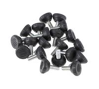 VILLCASE 20piezas Ajuste De Altura para Muebles Tornillo De Ajuste De Nivelador Copa para Ajustable Almohadilla Deslizante Niveladora Pies Regulables para Muebles