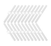 VILLCASE 20piezas Colgadores para Persianas Verticales de Plástico Soporte para Listones de Cortinas Modernas Accesorios de Reparación para Estores Verticales Compacto para Hogar y Oficina