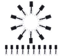 VILLCASE 20piezas Tubos de Rímel Vacíos Minitubos de Rímel Transparentes Envases Reutilizables para Pestañas para DIY y Tecnología de Pestañas