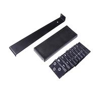 VILLCASE 22 Piezas Kit de Instalación de Suelo Laminado y Madera Herramientas de Espaciado y Accesorios Negros para Instalación Rápida y Conveniente de Sólidos y Compuestos