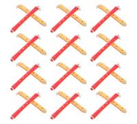 VILLCASE 24 Rizadores de Pelo Huecos sin Calor 9x91 Mm, Juego de 24 Piezas para Cabello Corto, Accesorios para Rizar el Cabello, Permanentes Frías para Uso Doméstico, Varillas para Ondas