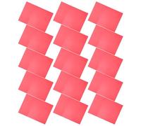 VILLCASE 25 Piezas Filtros de Gel de Colores Rojo para Luces de Paisaje, Láminas de PVC para Creación de Atmósfera Dinámica y Iluminación en Fotografía