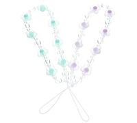 VILLCASE 2piezas Accesorios De Cadena Para Teléfonos Móviles Correa Dijes Para Teléfono Cinta Para Movil Colgante Para Telefono Movil Flowers Charm Diy Accessory Phone Case Anti-loss