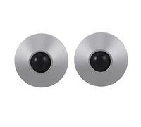 VILLCASE 2piezas Almohadilla del Teclado Soportes de Aluminio Portátiles Patas Elevadas para Teclado de Portátil la Oficina