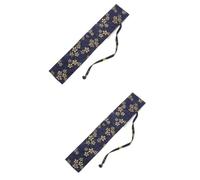 VILLCASE 2piezas Bolso De Almacenamiento para Abanicos Plegables De Estilo Japonés Funda De Vintage para Ventiladores Organizador Práctico y Ligero para Utensilios y Accesorios para Uso
