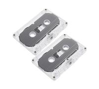 VILLCASE 2piezas Casetes De Grabación De Cintas De Audio Vírgenes Bajo Ruido para Bendiciones y Música