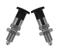 VILLCASE 2piezas Plunger de Acero Inoxidable con Resorte Autolock y Perilla Pasador de Bloqueo para Posicionamiento Preciso Maquinaria Industrial