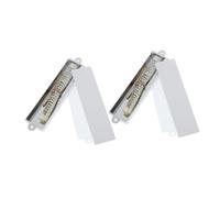 VILLCASE 2piezas Regalos Judíos de Metal con Volutas para Puerta Mezuzá Judía para Decoración Judía Incluye Estuches Antiguos para Mezuzá con Bendición Casa