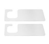 VILLCASE 2piezas Tablero de Exhibición de Arte de Uñas Acrílico Transparente Soportes para Muestras de Decoración de Uñas Estante para Salón Profesional