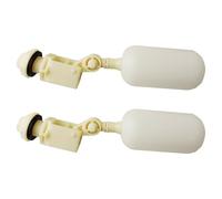 VILLCASE 2piezas Válvula de Flotador para Bebedero de Ganado Control Automático Agua para Caballos Vacas Ovejas y Perros Material Duradero y Fácil Instalación