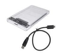 VILLCASE 2tb Caja Ssd USB Transparente para Disco Duro De Compatible y Ssd para Portátiles y Computadoras De Sobremesa