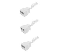 VILLCASE 3 Piezas Adaptador De Línea Telefónica Conector De Teléfono A Adaptador Ethernet Adaptador De Conector De Teléfono Divisor De Teléfono Divisor De Línea Conector De Teléfono